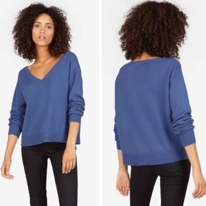 Everlane Long Sleeved V-Neck Sweater